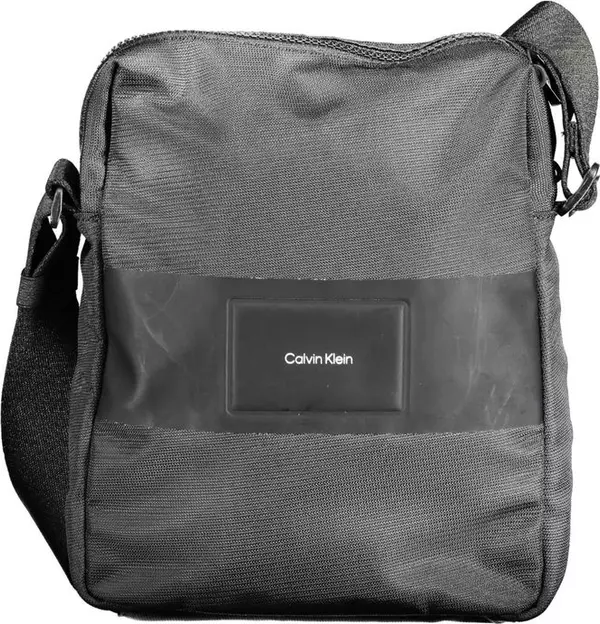 Nero Polyester Mens Shoulder Bag