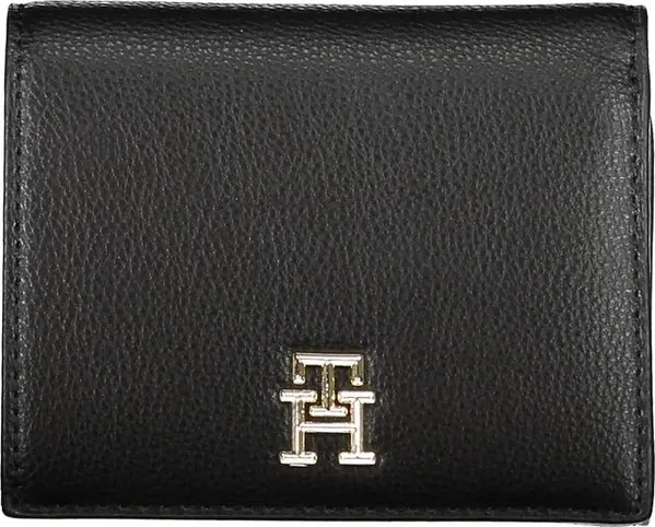 Black Polyurethane Women Wallet