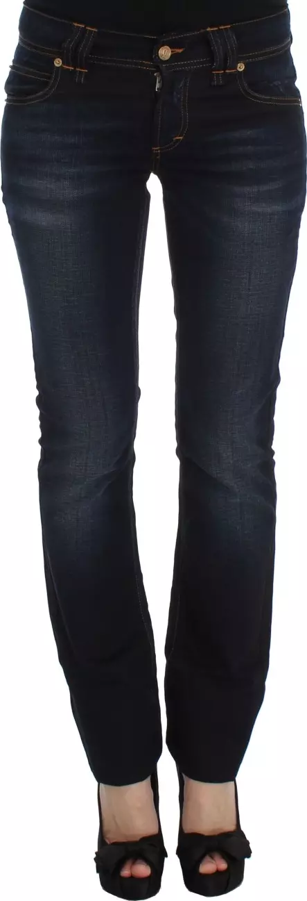 Blue Wash Cotton Slim Fit Jeans