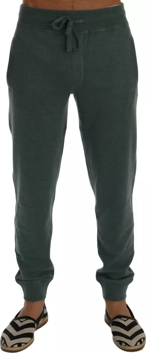 Green Cashmere Training Pants