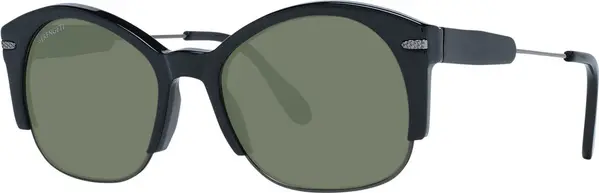 Black Acetate & Metal Sunglasses