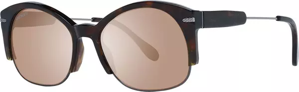 Brown Acetate & Metal Sunglasses
