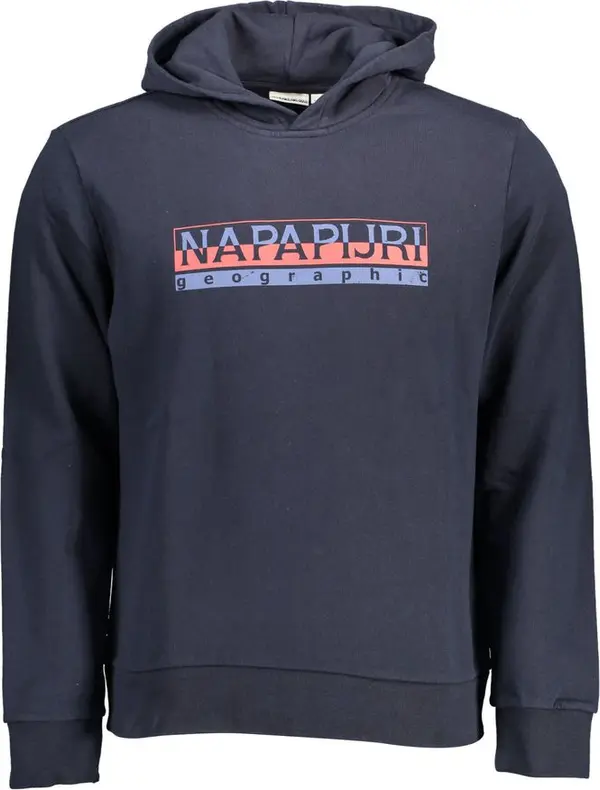 Blue Cotton Men's Sweatshirt