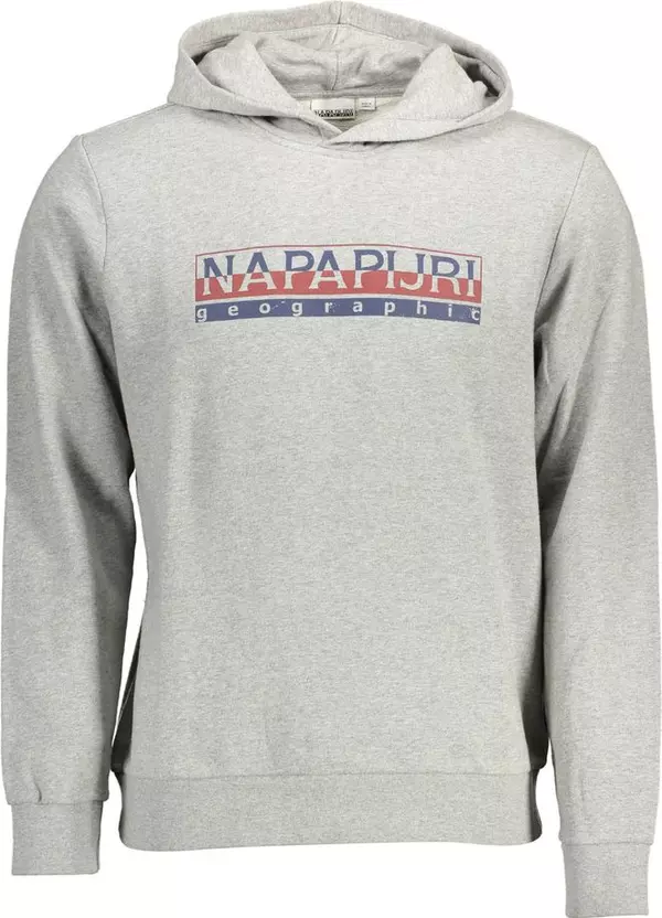 Grigio Cotton Men Sweatshirt