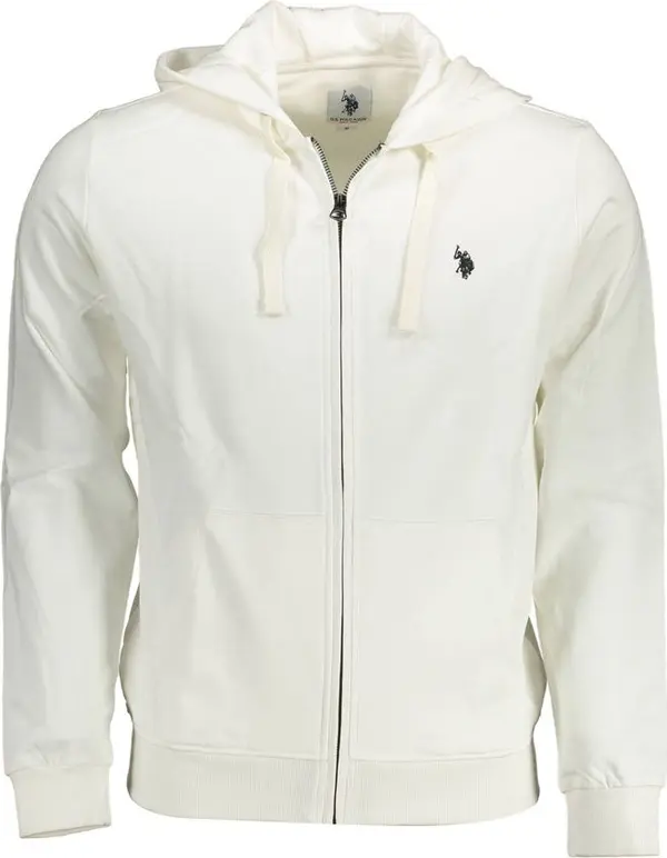 White Cotton Men's Sweatshirt