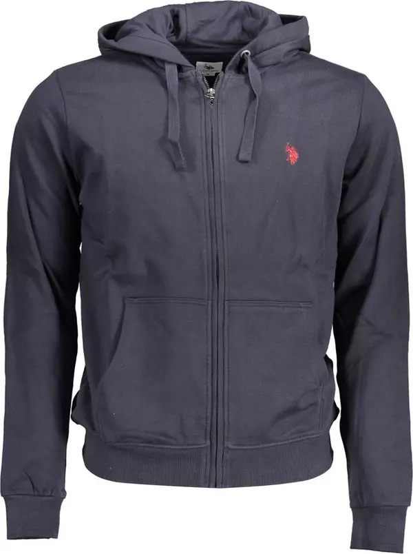 Blue Cotton Men's Sweatshirt