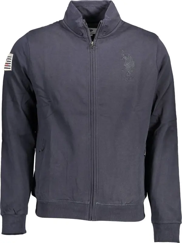 Blue Cotton Men's Sweatshirt