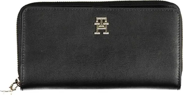 Nero Poliuretano Women Wallet