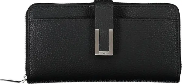Nero Polyurethane Women Wallet