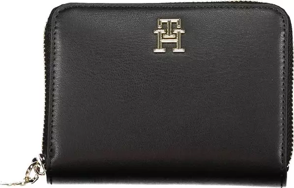 Black Polyethylene Women Wallet