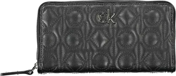 Nero Poliuretano Women Wallet