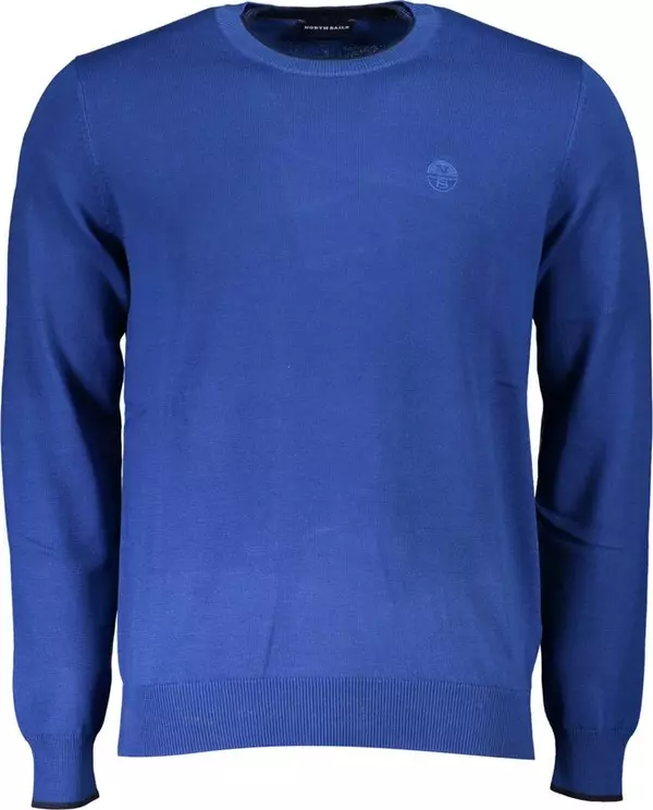 Blue Organic Cotton Men's Sweater