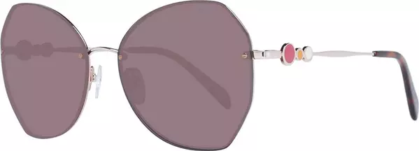Rose Gold Metal Sunglasses