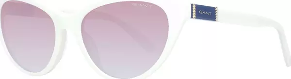 Beige Plastic Sunglasses