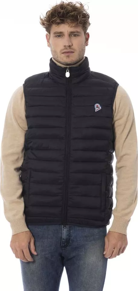 Black Polyamide Men Vest