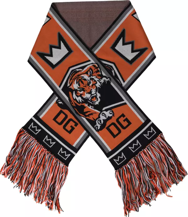 Multicolor Wool DG Royals Wrap Fringe Scarf