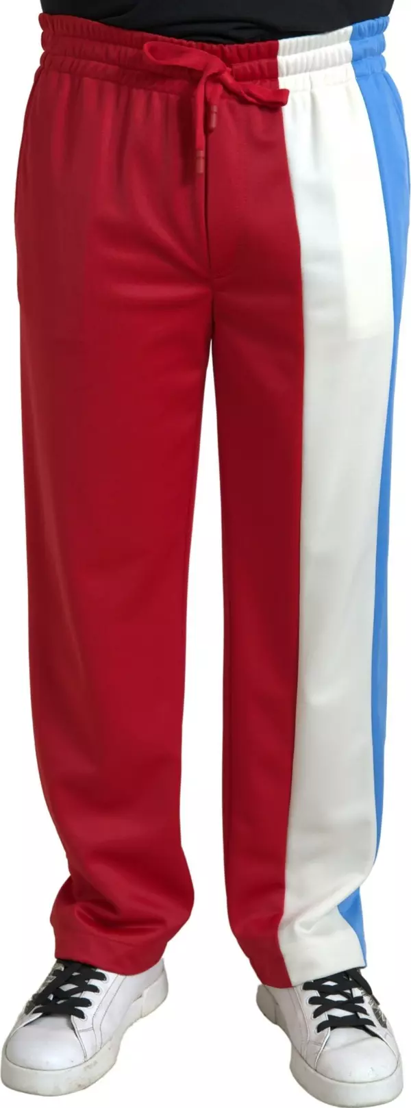 Multicolor Polyester Men Sweatpants Pants