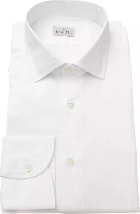 White Cotton Men's Shirt