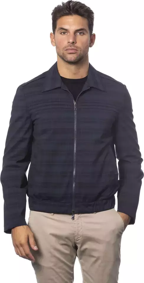 Blue Wool Light Jacket