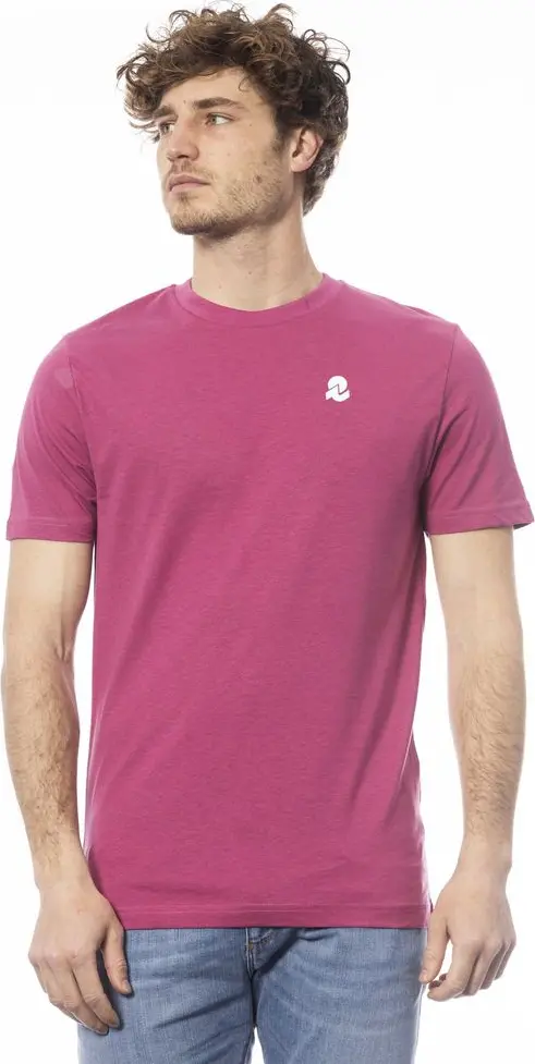 Purple Cotton Men T-Shirt