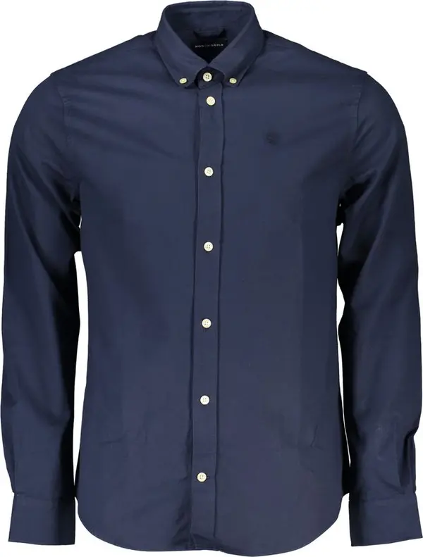 White Cotton Men Shirt