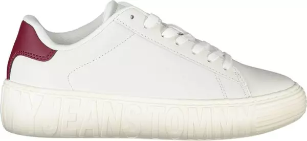 White Leather Women Sneaker