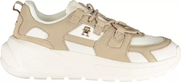 Bianco Polyurethane Women Sneaker