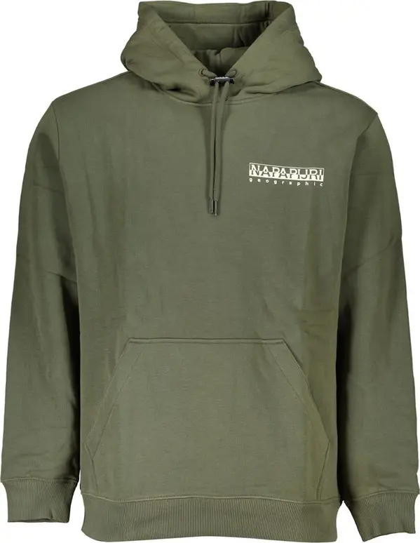 Verde Cotton Men Sweatshirt with Hood