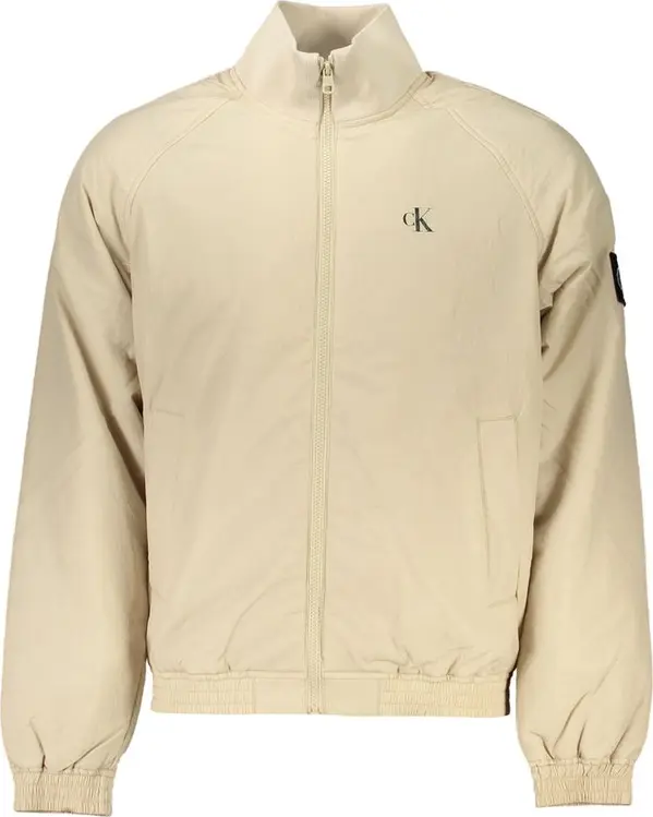 Beige Polyamide Men Jacket