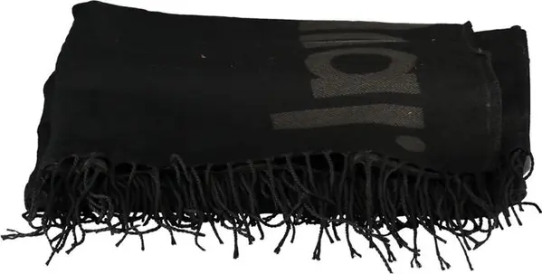 Black Polyester Women Poncho
