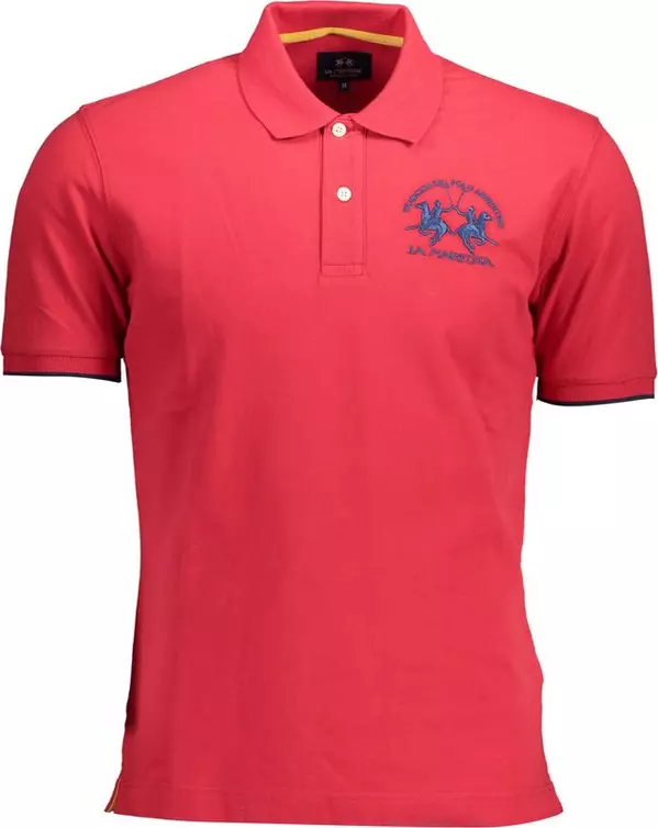 Elegant Pink Polo: Casual Luxury for Men