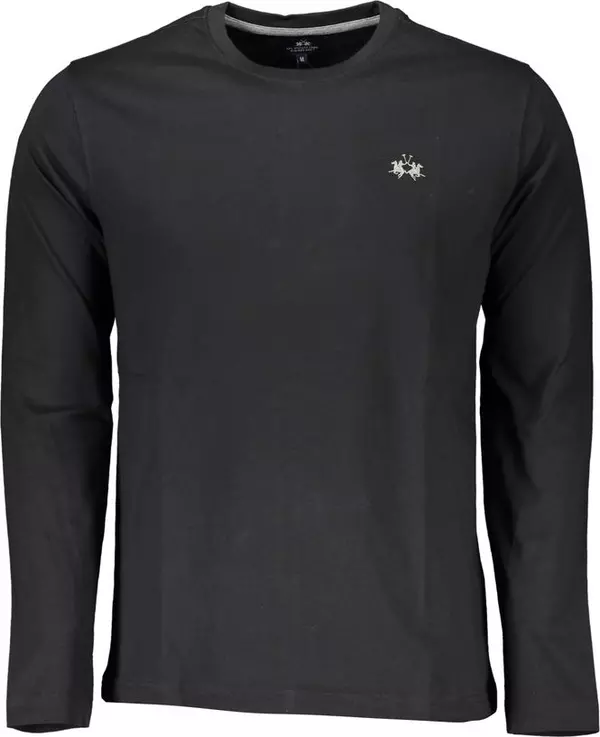 Black Cotton Men's T-Shirt