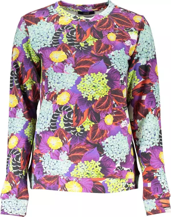 Purple Cotton Women Sweater