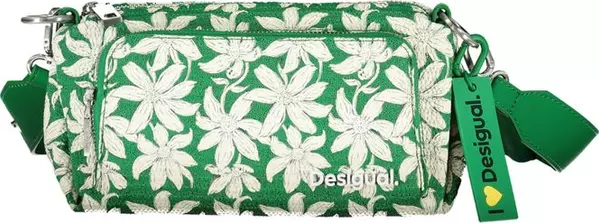 Verde Polyurethane Woman Shoulder Bag