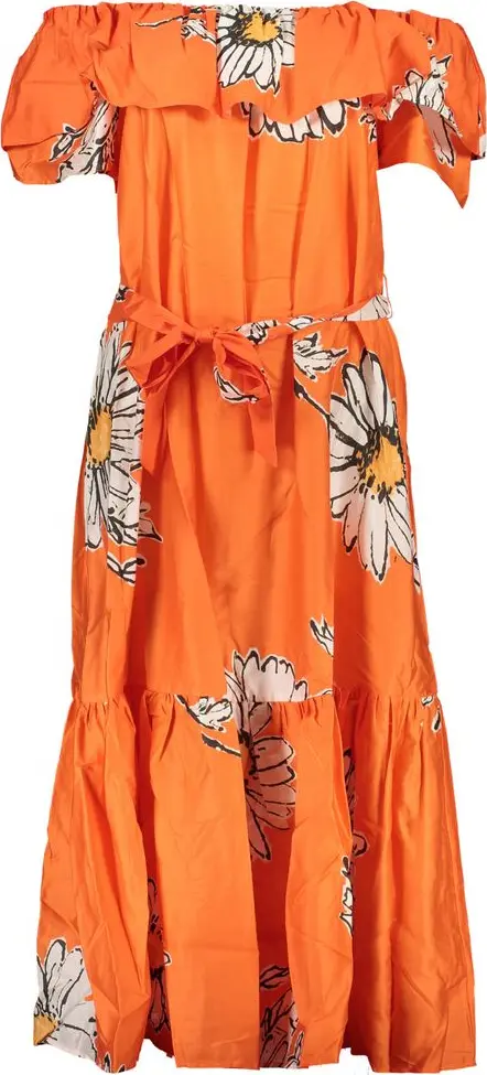 "Arancione Cotton Woman Dress"