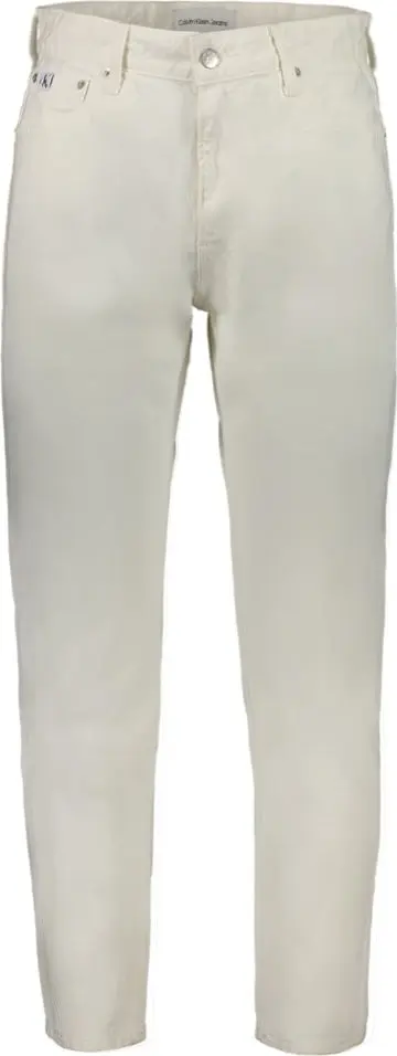 White Cotton Men Jeans