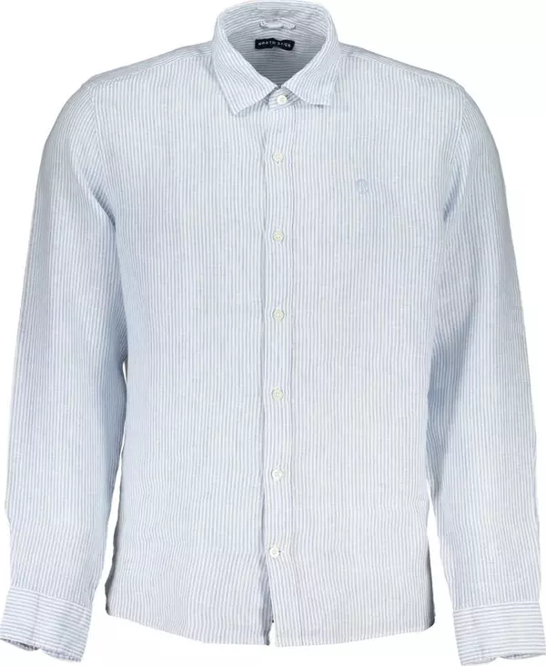Azzurro Linen Men Shirt