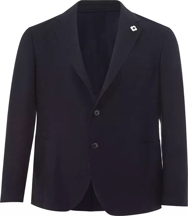 Blue Cotton Blazer