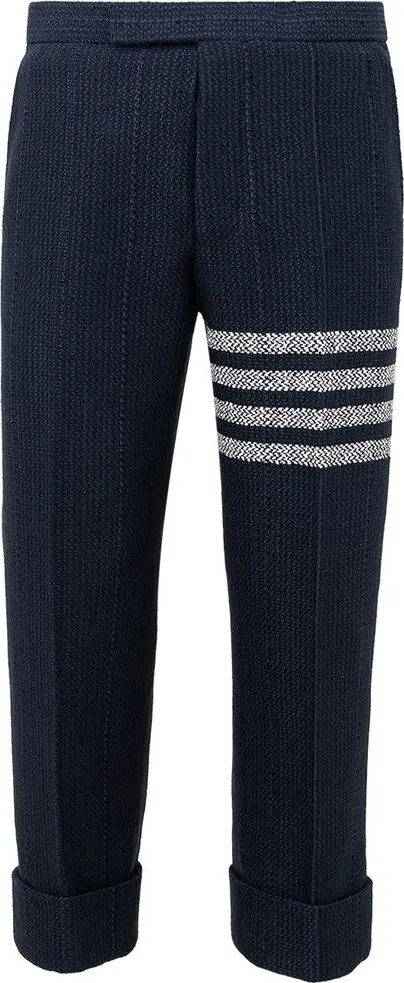 Blue Marabou Casual Pants