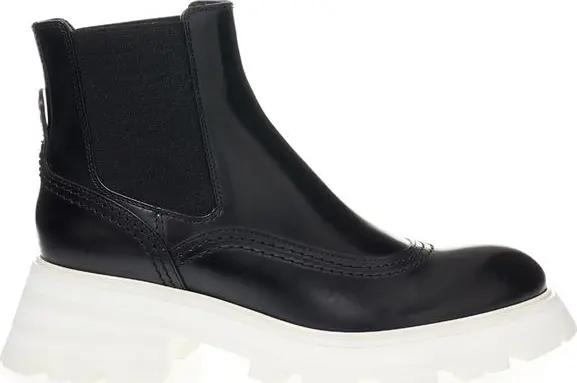 Black Leather Chelsea Boots