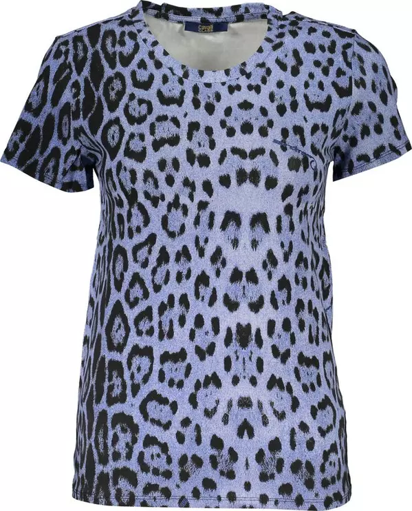 Azzurro Cotton Women T-Shirt