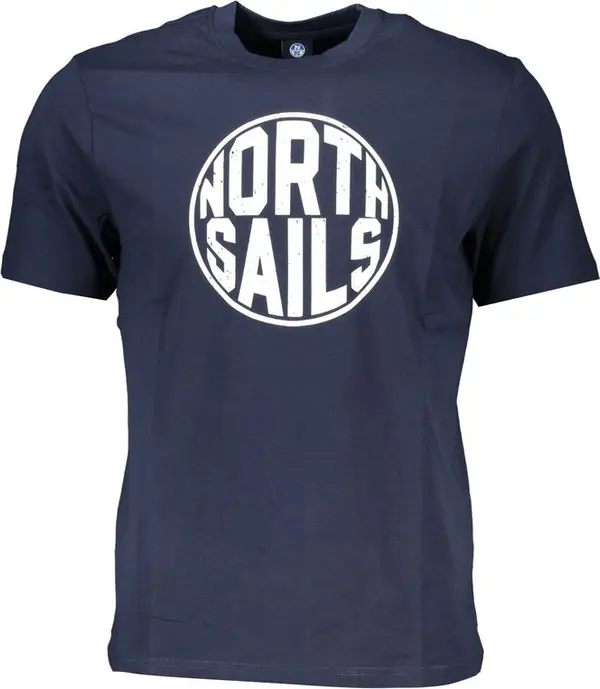Blu Cotton Men T-Shirt