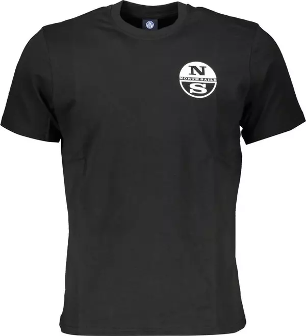 Black Cotton Men's T-Shirt