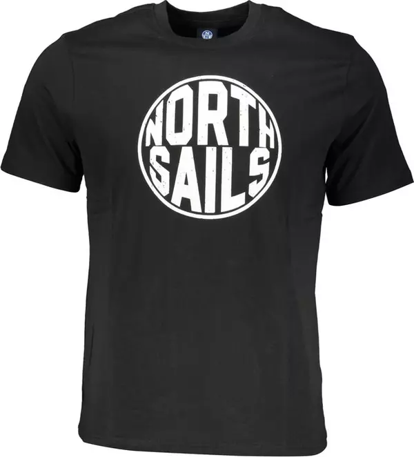 Black Cotton Men T-Shirt