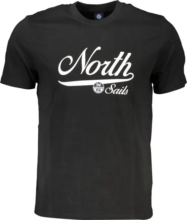 Black Cotton Men T-Shirt