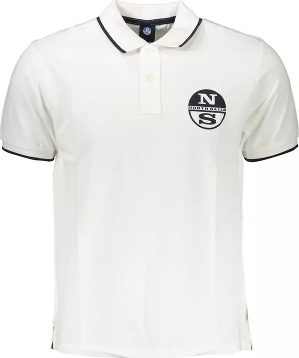 White Cotton Men's Polo Shirt