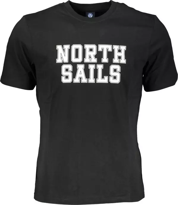 Black Cotton Men's T-Shirt