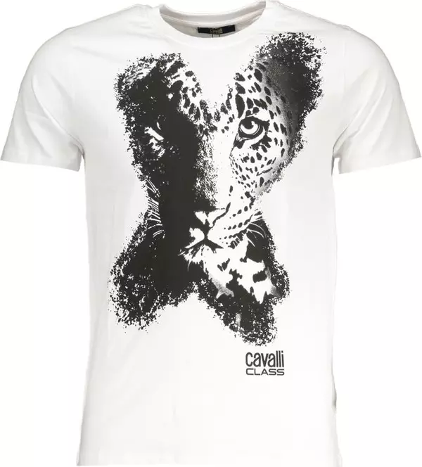 White Cotton Men's T-Shirt