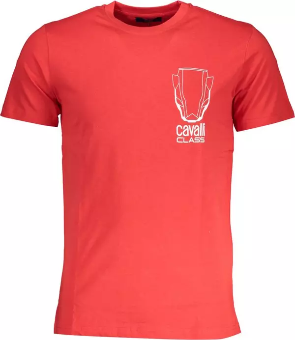 Red Cotton Men's T-Shirt