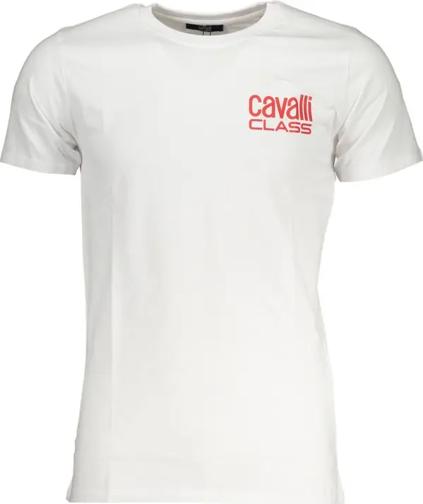 White Cotton Men's T-Shirt